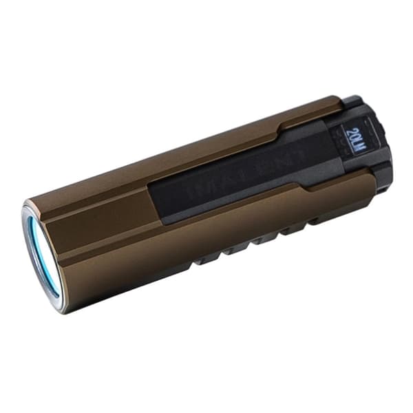 Tehokas EDC-taskulamppu, 4000 lumenin kirkkaus, USB-magneettinen lataus,S, LITIUM IONI, Kulta