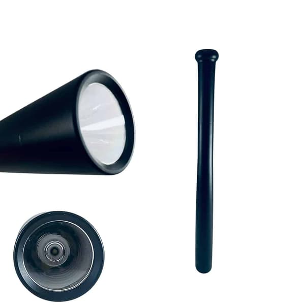 Kraftfull ficklampa 1.000 lumen - Aluminiumlegering - Baseball design -