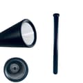 Miniatyrbild 4 av 4: Kraftfull ficklampa 1.000 lumen - Aluminiumlegering - Baseball design -