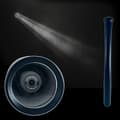 Miniatyrbild 2 av 4: Kraftfull ficklampa 1.000 lumen - Aluminiumlegering - Baseball design -