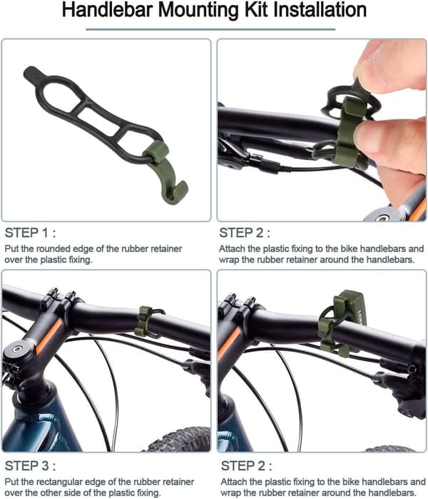 OBOSOE Mini EDC lommelygte – genopladelig clips med lys til løb, cykling og hundeluftning