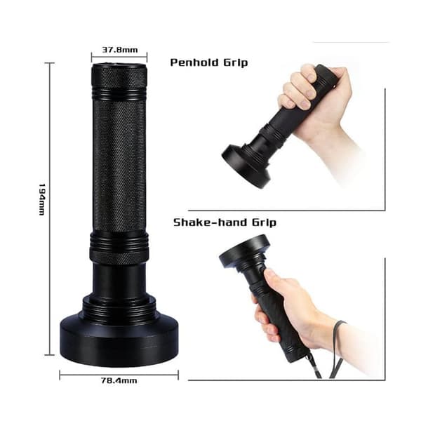 OBOSOE UV-taskulamppu 100 LEDillä - suuri