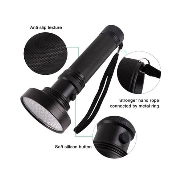 OBOSOE UV-taskulamppu 100 LEDillä - suuri