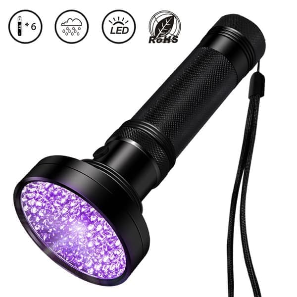 OBOSOE UV-taskulamppu 100 LEDillä - suuri