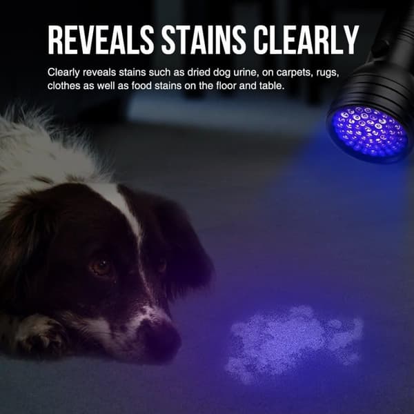 OBOSOE UV lommelygte med 100 LED'er - Large