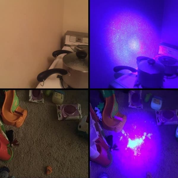OBOSOE UV lommelygte med 100 LED'er - Large