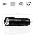 Miniatyrbillede 3 af 6: OBOSOE UV Lommelygte med 12 LED'er 395 nm Sort