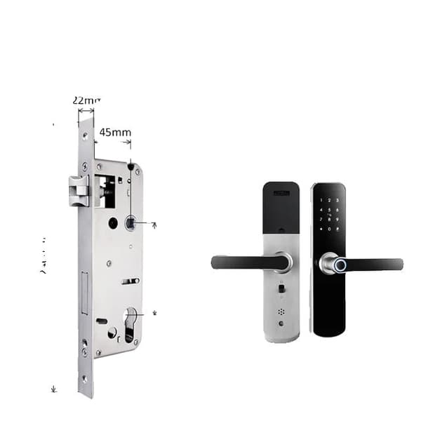 Smart lås, biometrisk fingeravtrycksigenkänning, Bluetooth-anslutning