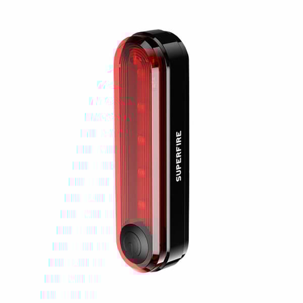 Rear bike light Superfire BTL01, USB, 230mAh