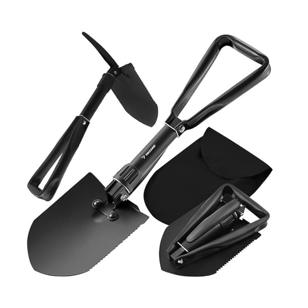 3-i-1 Sammenleggbar Spade/Hakke/Sag – Camping