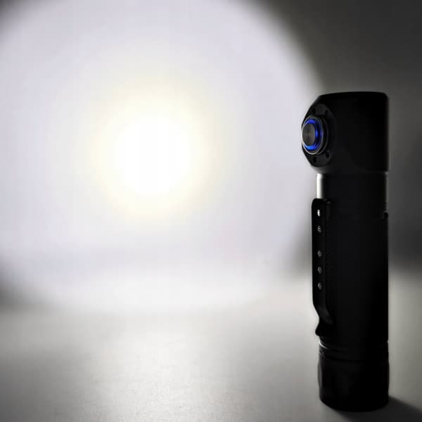 Taktisk multifunktionel LED-pandelampe 2-i-1 motoLEDy