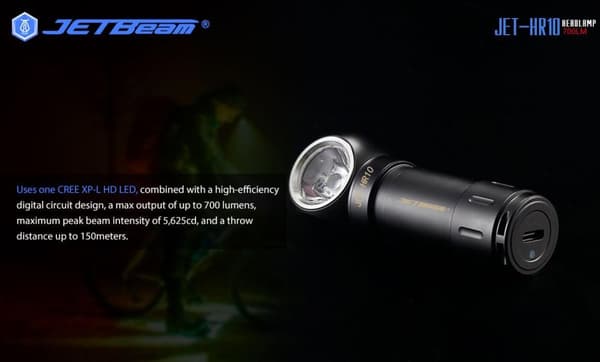 NITEYE by JETBeam - JET-RRT1 950 LM SST40 N4 BC flashlight