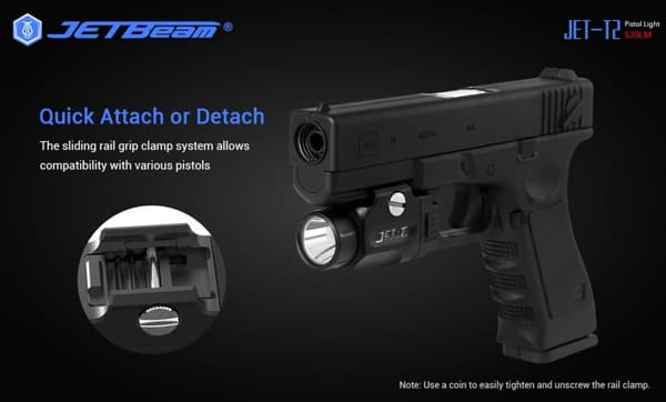 NITEYE by JETBeam - JET-RRT1 950 LM SST40 N4 BC flashlight