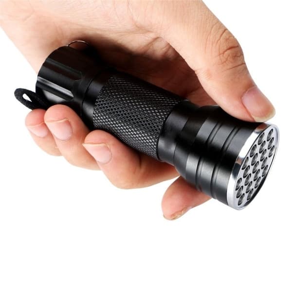 2-Pak - UV-lampe / Blacklight Lommelygte – Sedeldetektor