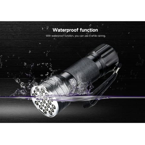 2-Pak - UV-lampe / Blacklight Lommelygte – Sedeldetektor