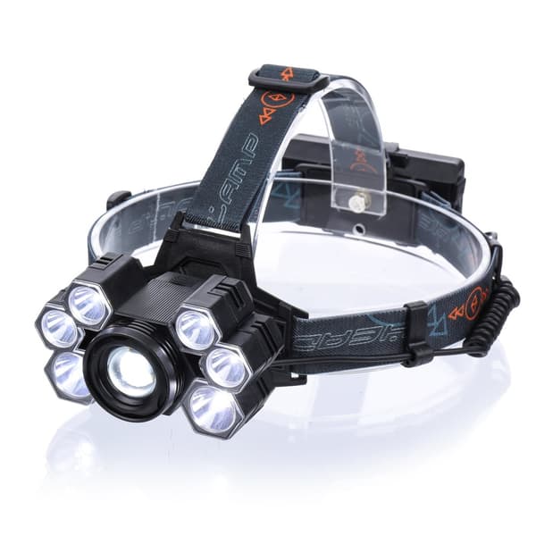 Vattentät Strålkastare Super Bright Head Torch LED USB Strålkastare Camping