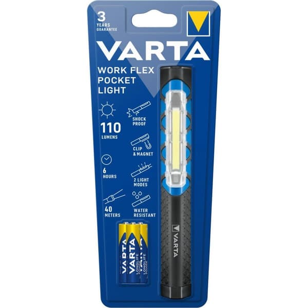 Lamppu Varta Work Flex Pocket Light 1,5 W 110 Lm