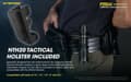 Miniatyrbild 4 av 9: Nitecore P20iX svart taktisk LED-ficklampa