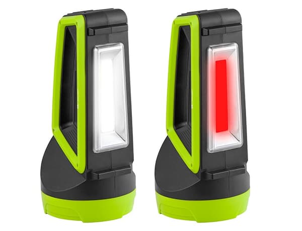 Latarka szperacz 3600 mAh zielona z power bankiem