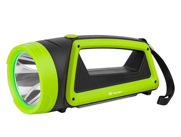 Latarka szperacz 3600 mAh zielona z power bankiem musta, Vihreä