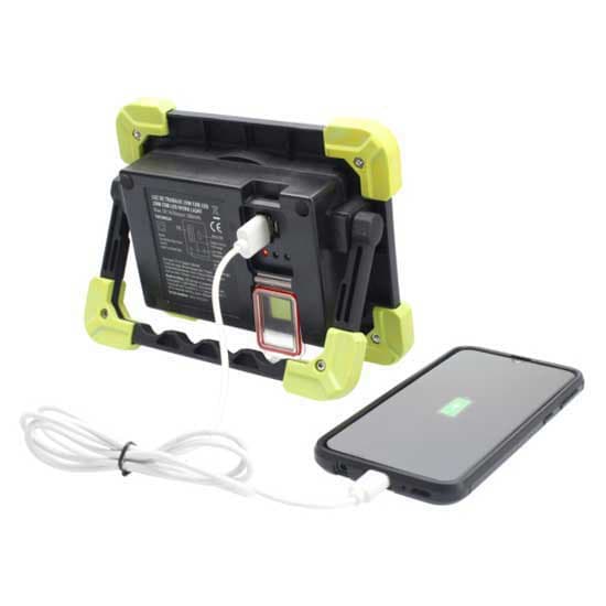 Tm Electron Led Arbejdslygte Tmtor020 Powerbank 20w Gylden