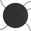 Miniatyrbillede 2 af 8: Creative Cables Xxl Rose-one Round Matte Black Rose Kit Krovnr405pf103 Gylden 400 mm