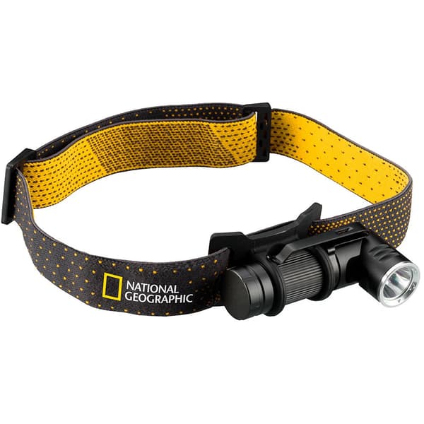 National Geographic Ladattava Led-taskulamppu 9082500 Musta