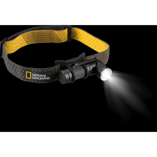 National Geographic Ladattava Led-taskulamppu 9082500 Musta