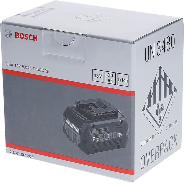 Bosch Professional Batteri Gba 18v 8.0ah Procore Röd