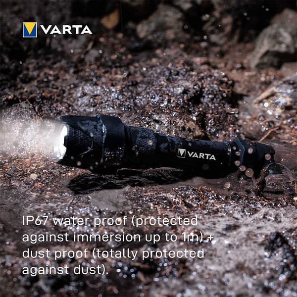 Varta Indestructible F30 Pro 6w Led Alu Musta 650 Lumen