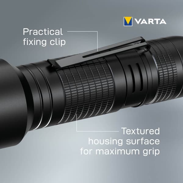 Varta aluminium lys F30 Pro lommelygte 400 lumen