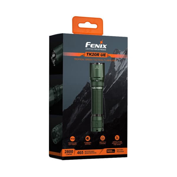 Fenix TK20R UE -taskulamppu, 2800 lm, vihreä