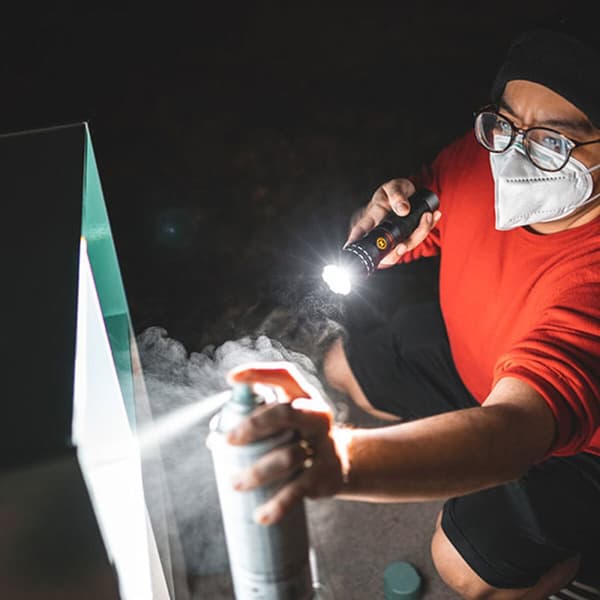 Ladattava LED-taskulamppu Nebo Slyde King 2K 2000 Lm Jatkettavissa