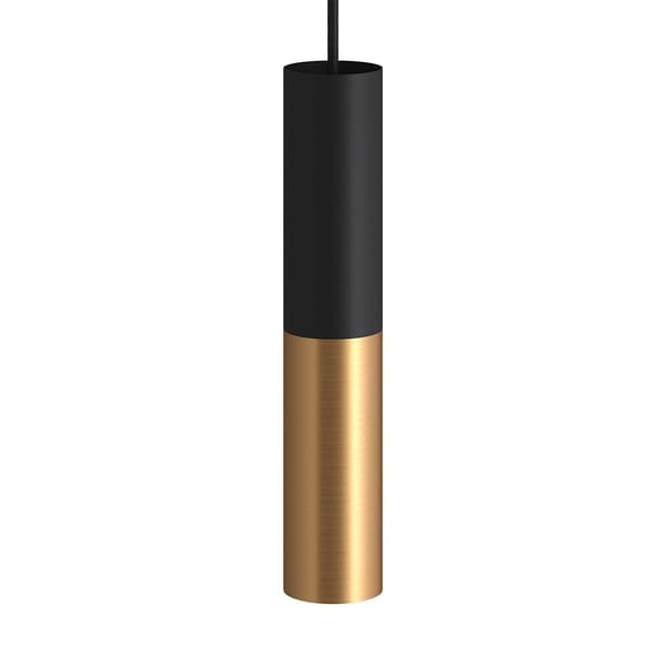 Creative Cables Tub-e14 Valonheitin Kaksoismetalliputki. Kaksoislampunpitimen Renkaalla