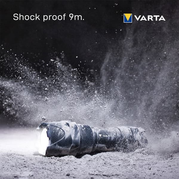 Varta Lykta Indestructible F10 Pro 6w Led Alu 300 Lumen Svart