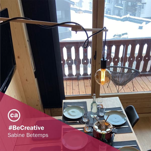 Creative Cables Justerbart Väggfäste I Trä För Vägglampor Pinocchio Xl