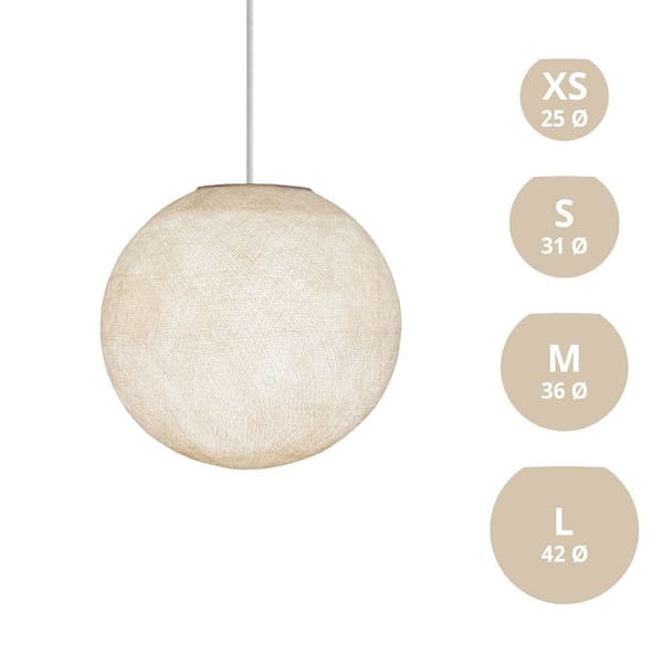 Creative Cables Sfera 31 Cm Lampskärm I Tråd - 100% Handgjord - Storlek S