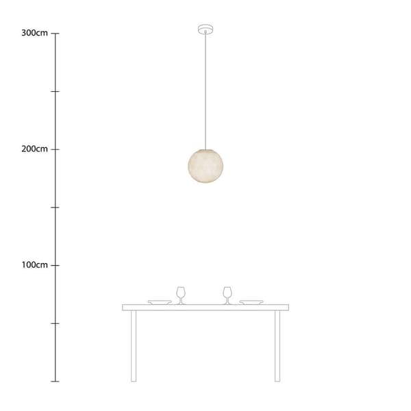 Creative Cables Sfera 31 Cm Lampskärm I Tråd - 100% Handgjord - Storlek S