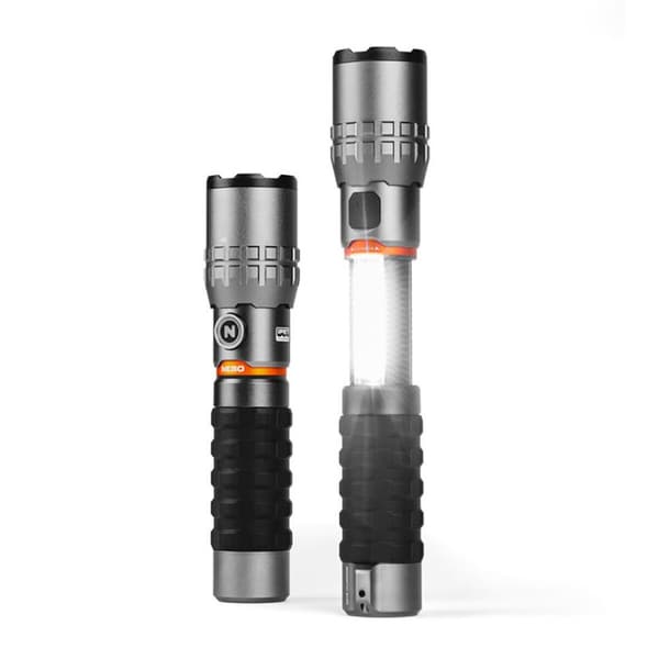 Ladattava LED-taskulamppu Nebo Slyde King 2K 2000 Lm Jatkettavissa