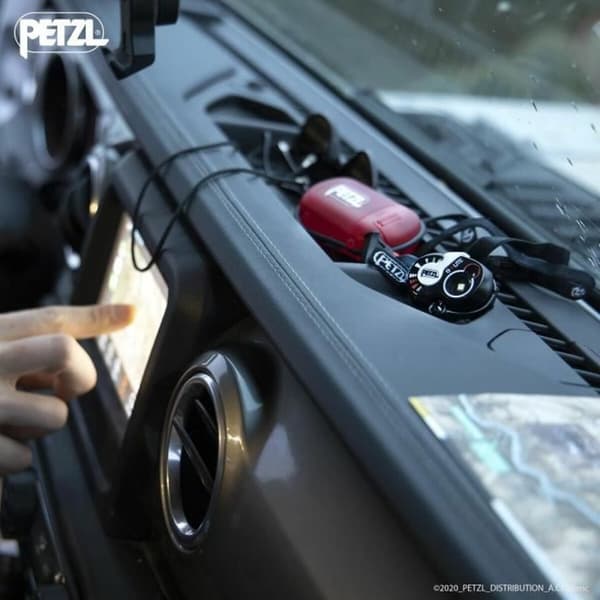 LED Pandelampe Petzl E02 Sort Sort/Hvid (1 enheder)