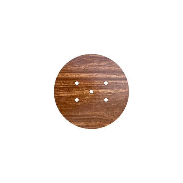Creative Cables Rose-one Round Wood Rose Kit Kror205f110 Gylden 200 mm