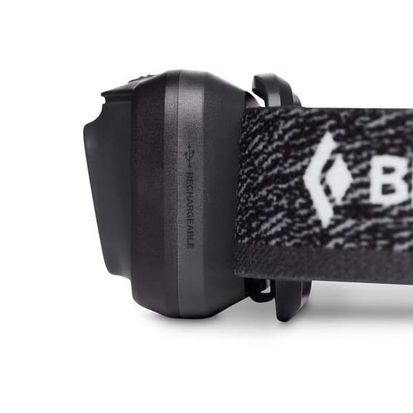 Black Diamond Astro 300-R grafit ficklampa med huvudband
