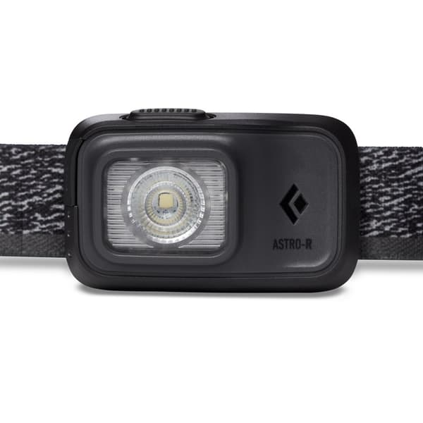 Black Diamond Astro 300-R grafit ficklampa med huvudband