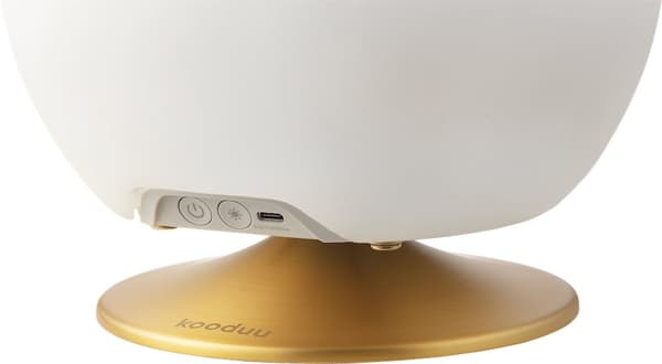 Atmos - Dimbar LED-lampa, Bluetooth-högtalare, dryckesställ, vinkylare
