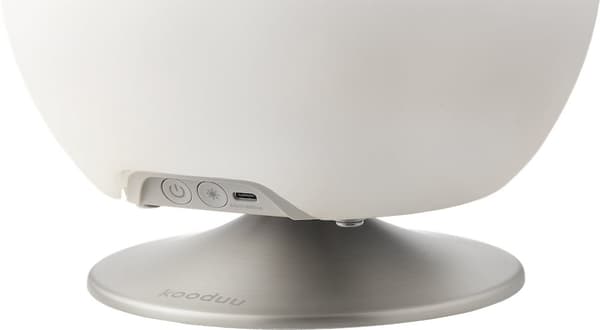Atmos - Dimbar LED-lampa, Bluetooth-högtalare, dryckesställ, vinkylare