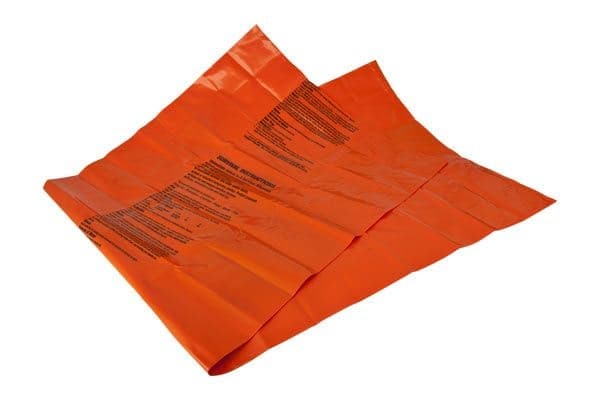 Räddningsväska, överlevnadssovsäck i orange färg BCB CL044