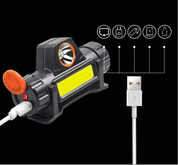 LED PANDELAMPE Magnet USB Genopladelig Stærk XPE COB