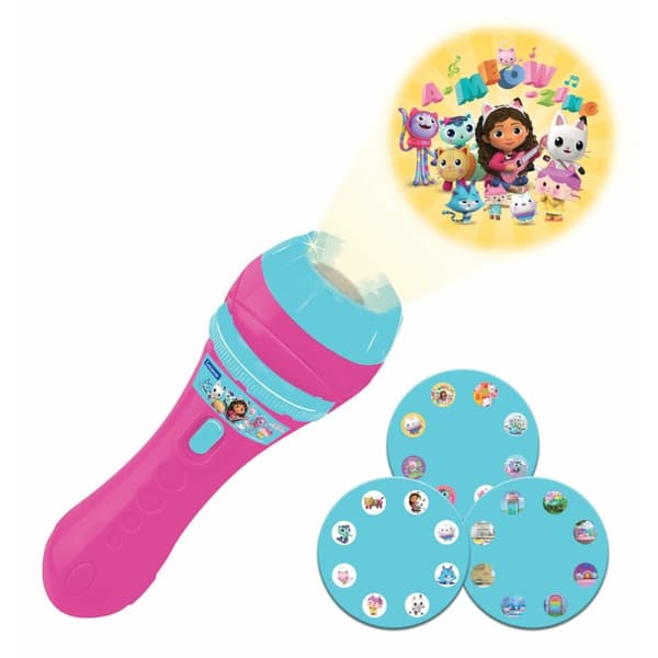 Ficklampa Lexibook Gabby and the Magic House Blå, Rosa