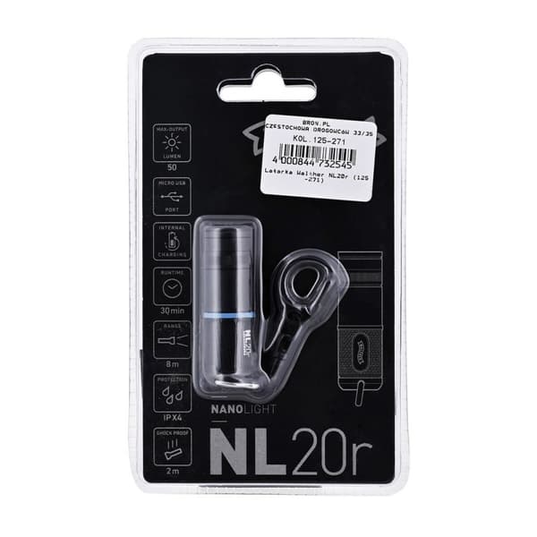 LED lommelygte-nøglering Walther 3.7121-1