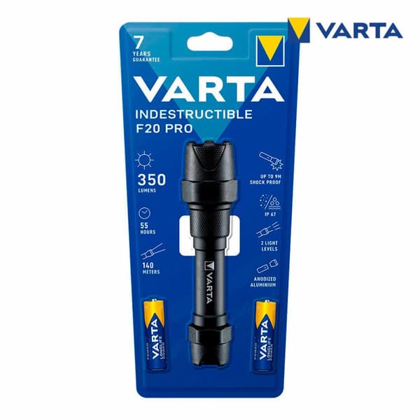 Lygte Varta 18710101421 Sort Sort